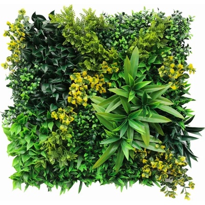 Umělý květinový panel Dracaena orchidee 50x50