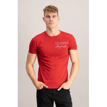 Lee Cooper pánske tričko Logo červené