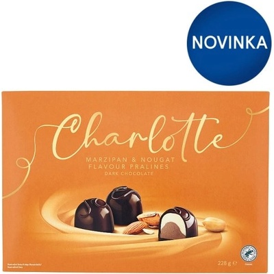 Charlotte Bonbóny z horkej čokolády s náplňou s nugátovou a marcipánovou príchuťou 228 g
