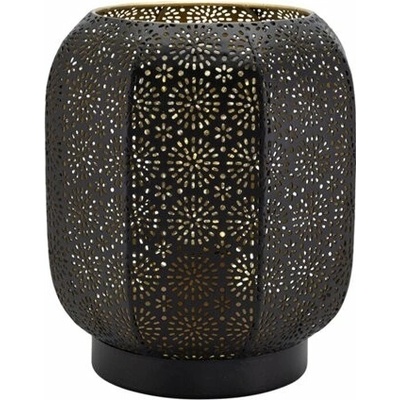 Stolná lampička akumulátorová MARRAKESH orientálne tienidlo hnedá 18 cm LP-MA-BL