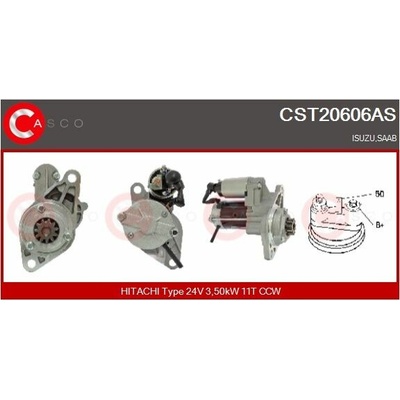 Štartér CASCO Brand New HQ CST20606AS