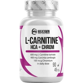 MaxxWin L-Carnitine + HCA + Chrom 90 kapsúl