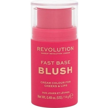 Makeup Revolution London Fast Base Blush tvářenka v tyčince Rose 14 g