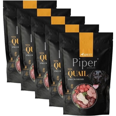 Piper Adult s křepelkami a brusinkami 5 x 500 g