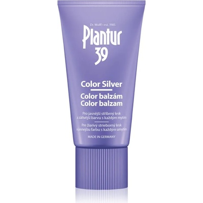 Plantur 39 39 Color Silver балсам с кофеин неутрализиращ жълтеникавите оттенъци 150ml