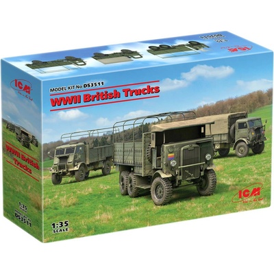 ICM WWII British Trucks Diorama Set 1:35