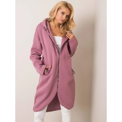 Dámská mikina na zips RV-BL-4858-1.99P růžová