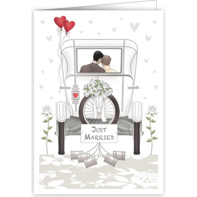 Luxusní přání 3286 QUIRE PUBLISHING - JUST MARRIED 3286 QP