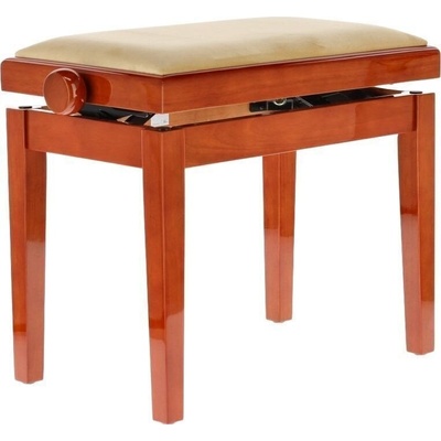 GEWA Piano Bench Deluxe Дървена табуретка за пиано Cherry (130090)