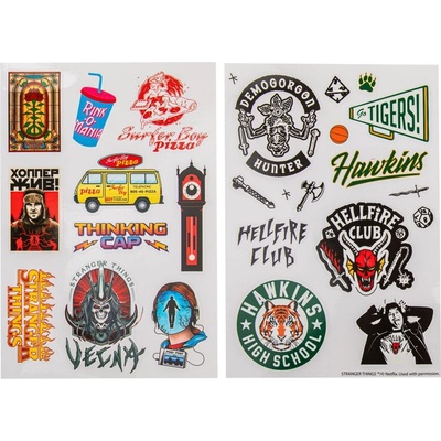 Cinereplicas Stranger Things set samolepek Season 4