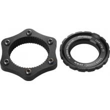 Adaptér Reverse kotúče diskovej brzdy centerlock/6-otv čierná