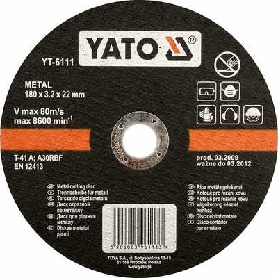 Yato Kotúč na kov 230 × 22 × 2,0 mm 5906083959271
