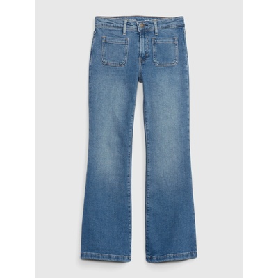GAP dievčenské džínsy flare high rise 454384-01