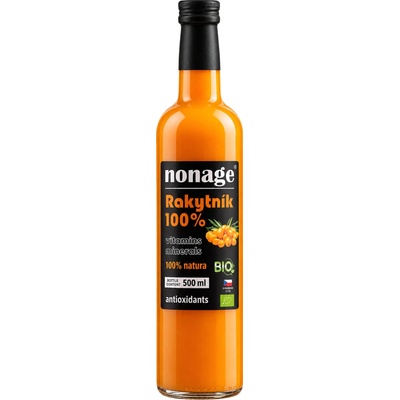 Nonage Juice 100% Rakytník Premium Bio 0,5 l