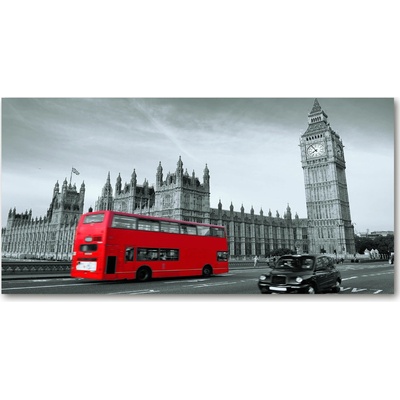 Foto-obraz fotografie na skle Londýnsky autobus 100x50 cm