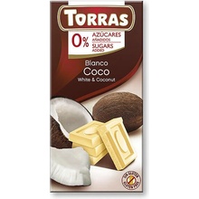 Torras Biela čokoláda s kokosom 75g