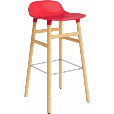 Normann Copenhagen Form 75 cm bright red / oak