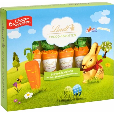 Lindt čokoládové mrkvičky, 6x13,5 g
