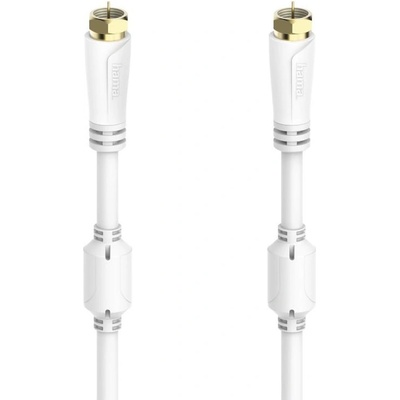 Hama Коаксиален антенен кабел SAT, F-Plug - F-Plug, 1, 5 m, 100 dB, 205251 (205251)