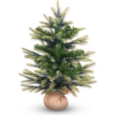 DecoLED Umelý vianočný stromček 60 cm, smrek Penny s 2D a 3D ihličím v jutovom obale