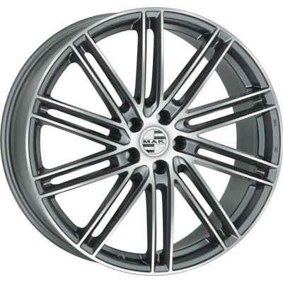 MAK Leipzig 9,5x21 5x112 ET27 gunmetal mirror