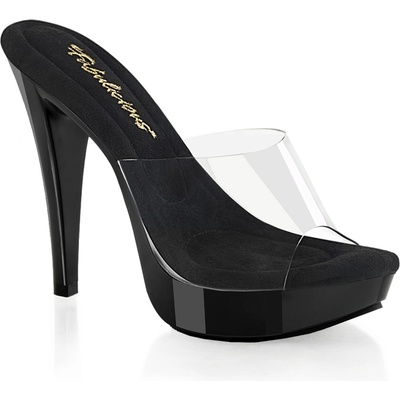 Pleaser USA Pleaser Cocktail-501 Clr/Blk 36