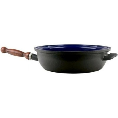 Sfinx Smaltovaná pánev s dřevěným držadlem BSE 28 cm