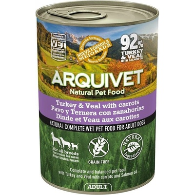 Arquivet Adult s morčacím a teľacím mäsom 400 g