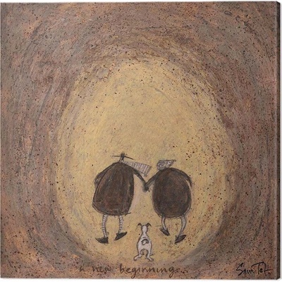 Obraz na plátne Sam Toft - A New Beginning, 2 - 30×30 cm