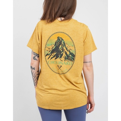 Patagonia W's Cap Cool Daily Graphic Shirt Lands Chouinard Crest: Beeswax Tan X Dye