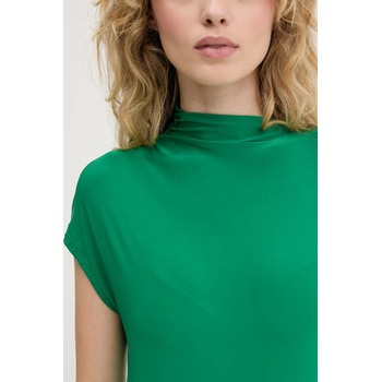 Calvin Klein Рокля Calvin Klein в зелено среднодълга с кройка по тялото LV044C237G (LV044C237G)