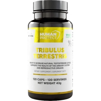 Human Protect Tribulus Terrestris 204 mg | with 98% Saponins [120 капсули]