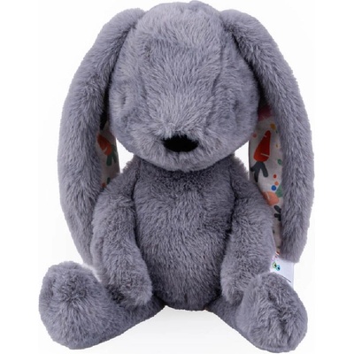 Balibazoo Мека играчка За Гушкане Rabbit сив 81982 (111064)