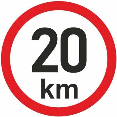 LTTS cz Samolepka - omezená rychlost REFLEX 20km