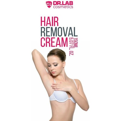 DR.LAB Cosmetics depilační krém na odstranění chloupků na těle 150 ml