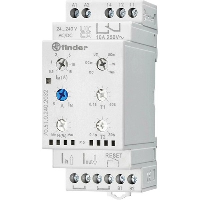 monitorovací relé 24, 24 - 240, 240 V/DC, V/AC 1 přepínací kontakt Finder 70.51.0.240.2032 1 ks