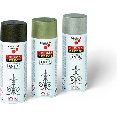 PRISMA EFFECT ANTIK - sprej vzhľad otrýskaného kovu 400 ml čierna