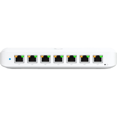 Ubiquiti Switch L2 UniFi USW-Ultra, 8-Port Gigabit, 7x PoE+-out, 1x PoE++ in, PoE budget 42W, bez AC adaptéru