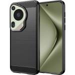 Techsuit Калъф за Huawei Pura 70 Ultra - Carbon Silicone - Черен (KF2328129)