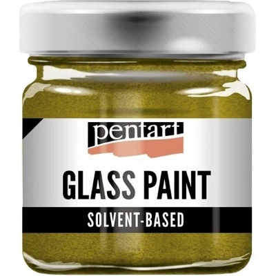 Pentart Farba na sklo a porcelán zlatá 30 ml