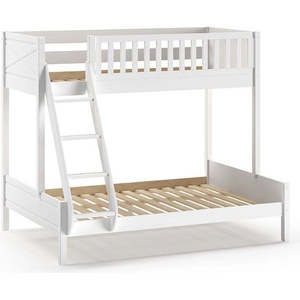 VIPACK Бяло двуетажно легло за деца 140x200/90x200 cm Scott - Vipack (STMA9514)