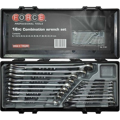 FORCE Ключове звездогаечни 6-24 мм, force 5161, 16 бр (uni-011233)