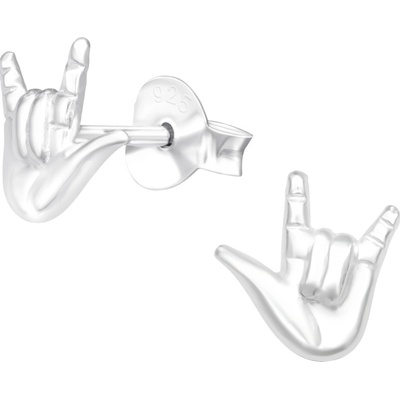 Olivie strieborné náušnice ROCKER 7560