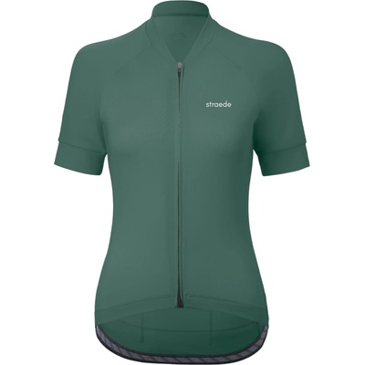straede Дамска фланелка с къс ръкав за колоездене straede Women's Kaern Jersey Women Cycling jersey - Green (156-2624-0213)