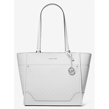 Michael Kors Harrison large kabelka logo bílá