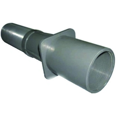 Hanscraft Průchod stěnou ABS 50 mm x 2 se závitem FIP /300mm 308248