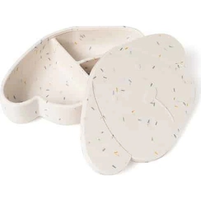 The Cotton Cloud Silikónový desiatový box Milo Confetti