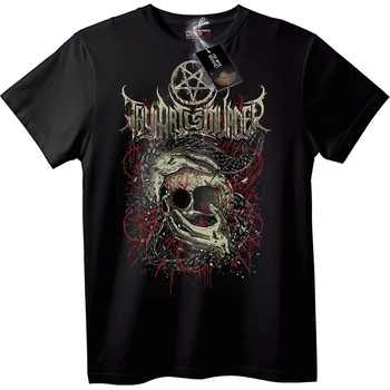 NOONEBRAND Тениска SoulSucker Череп - XL, Black