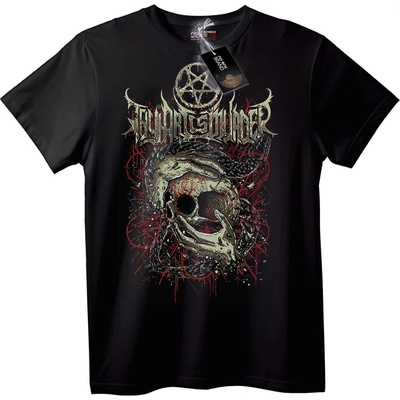 NOONEBRAND Тениска SoulSucker Череп - XL, Black