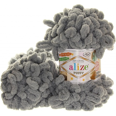 Alize Puffy 302 šedá